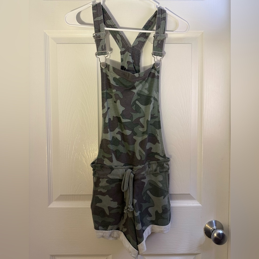 Camo Short Overalls
